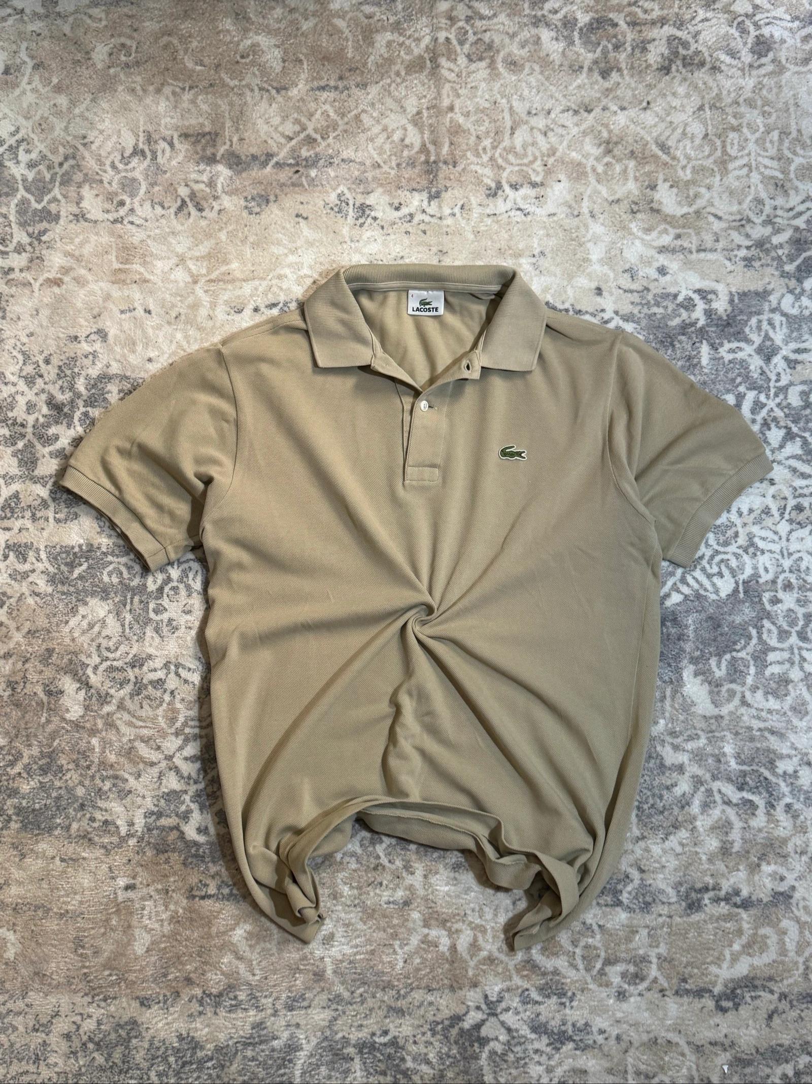 🐊 Polo Lacoste Clásico Beige